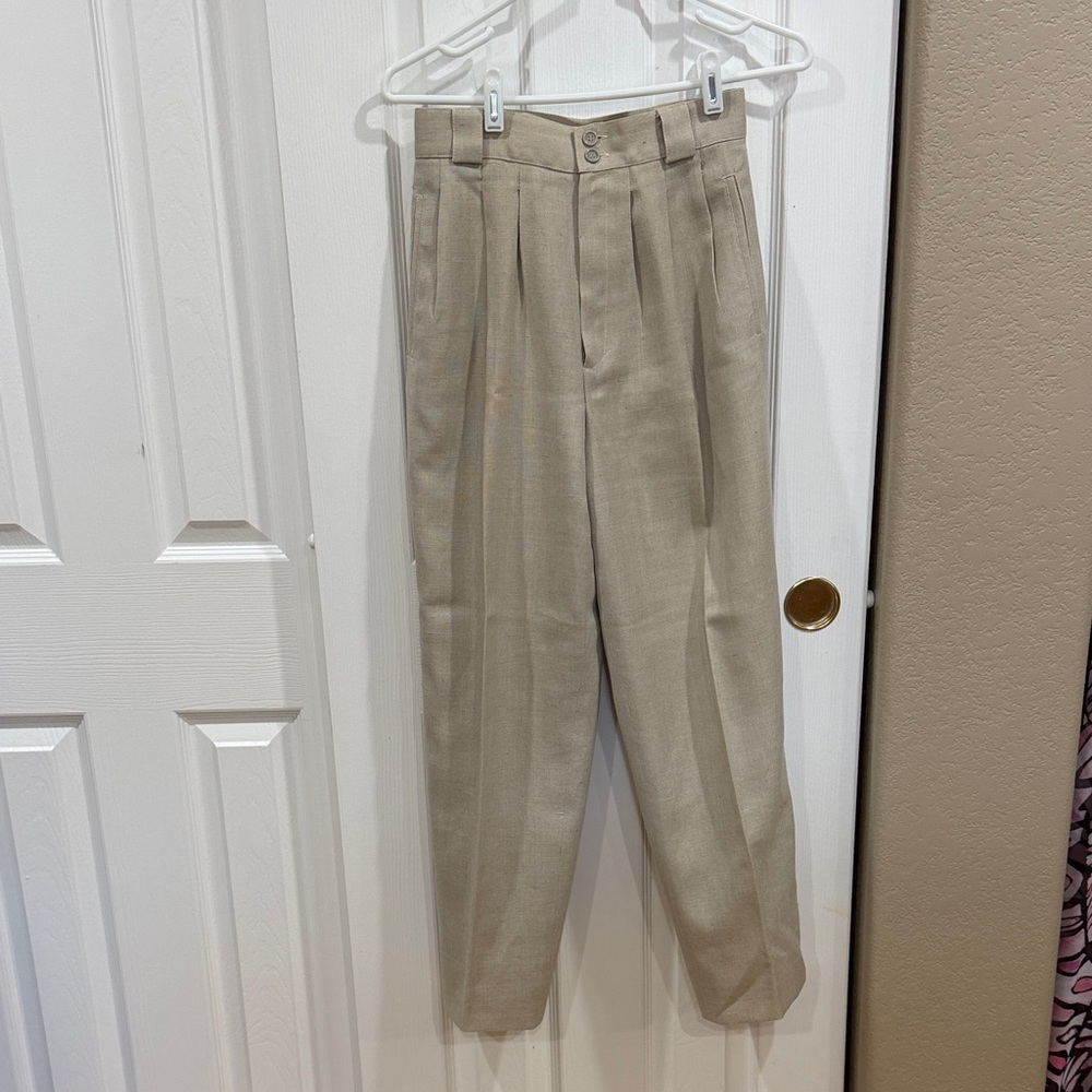 {Giorgio Sant’ Angelo} Linen Pants